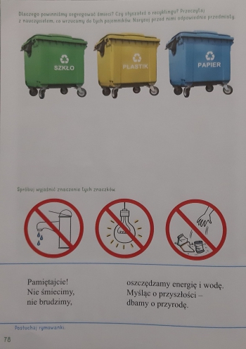 Karta pracy Dlaczego powinniśmy segregować śmieci